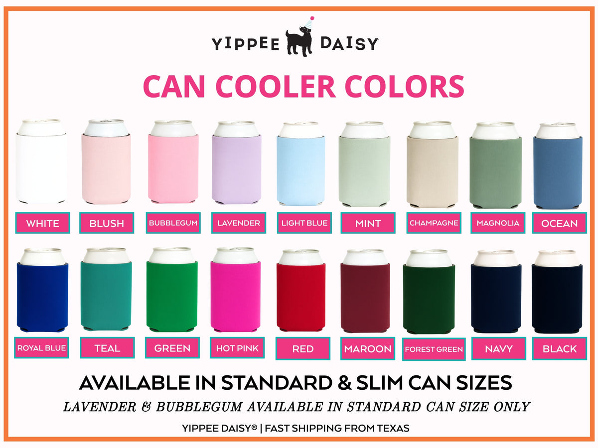 Nashville Birthday Party Can Coolers