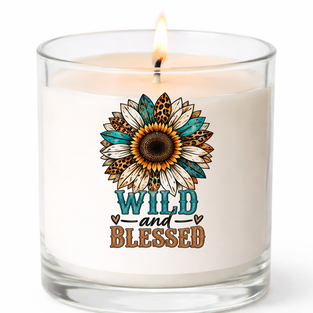 Wild And Blessed UV DTF Sticker application mockup 10