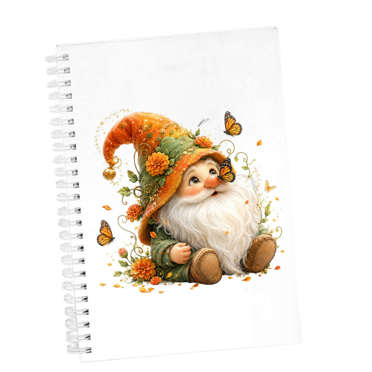 Monarch Butterfly Gnome UV DTF Sticker application mockup 7