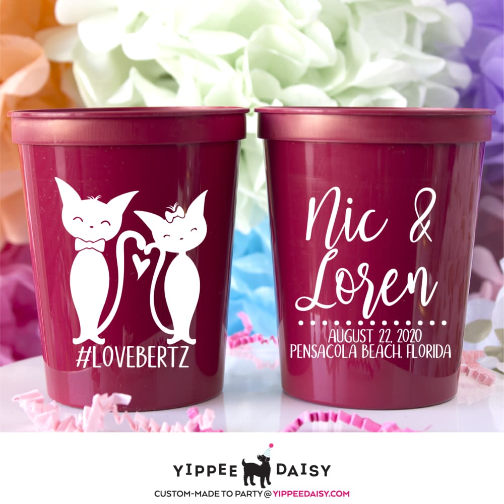 Cat Lovers Stadium Cups