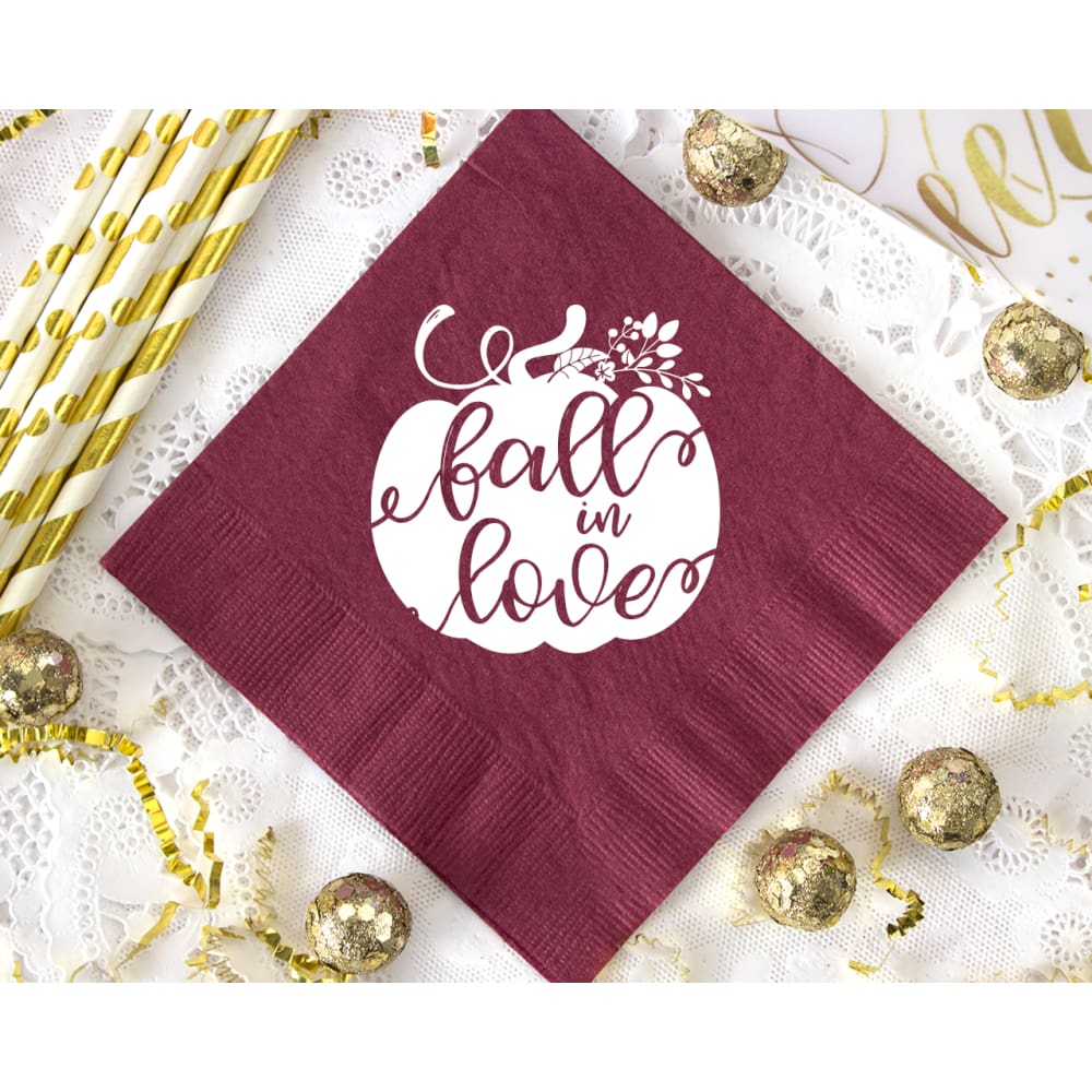 Fall In Love Napkin - Napkins