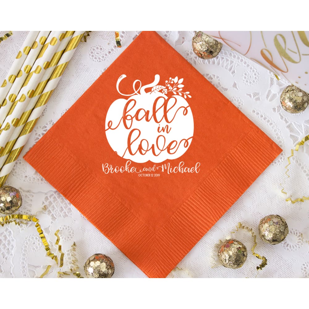 Fall In Love Napkin - Napkins