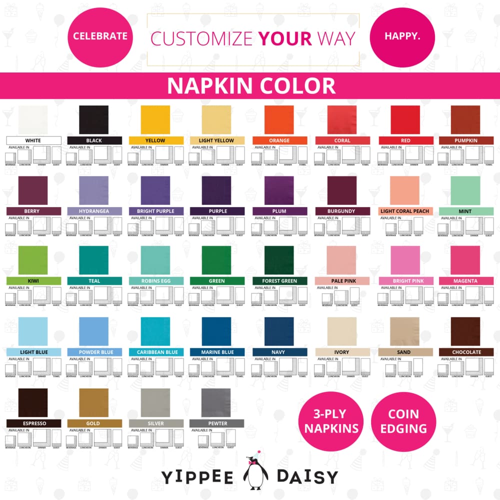 Happy 75Th Napkin - Napkins