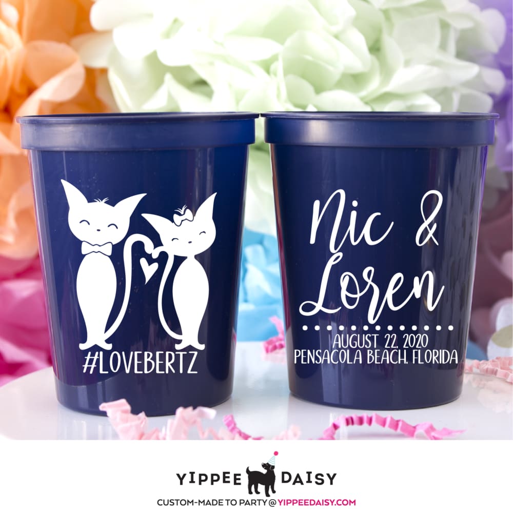 Cat Lovers Stadium Cups