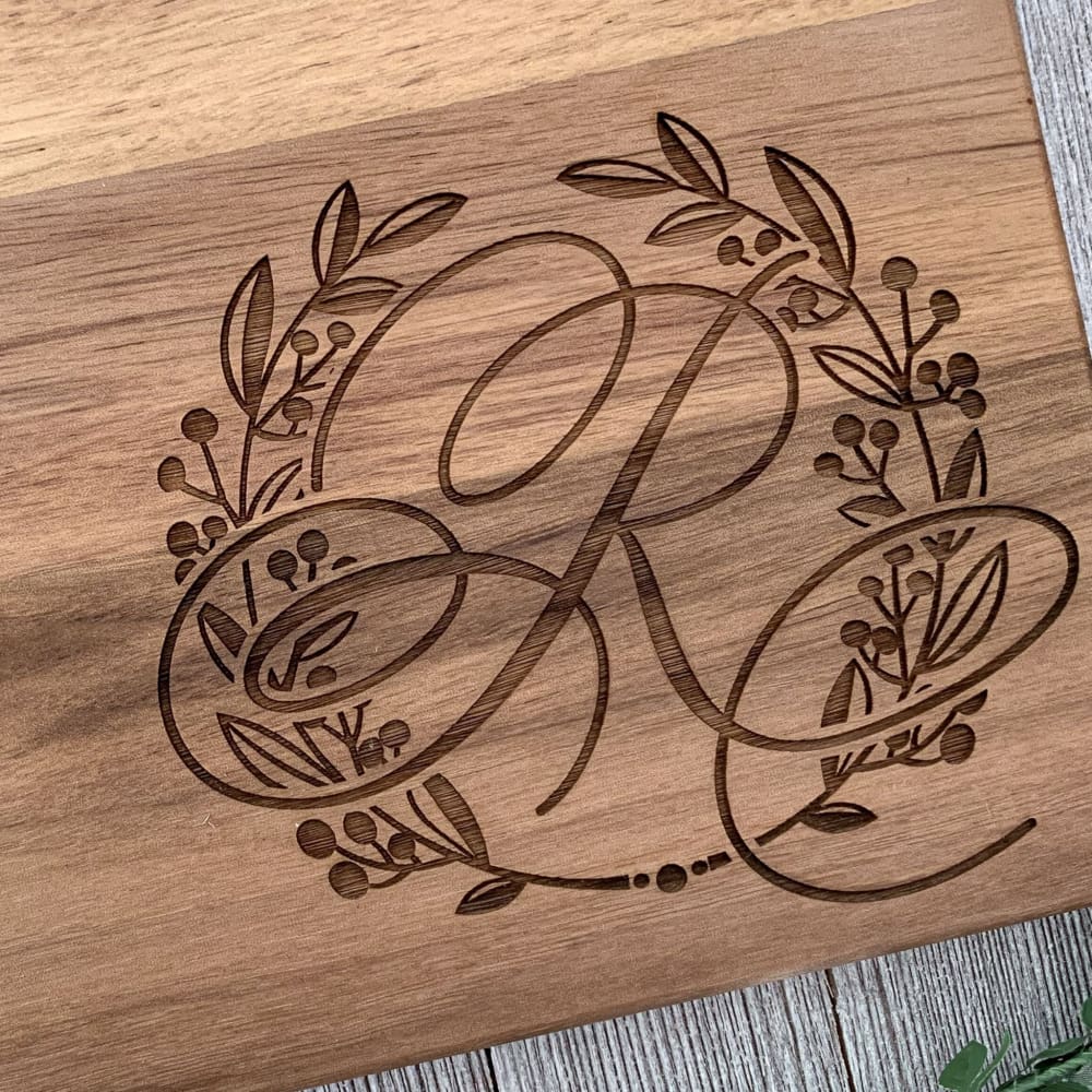 Custom Family Engraved Wooden Cutting Board