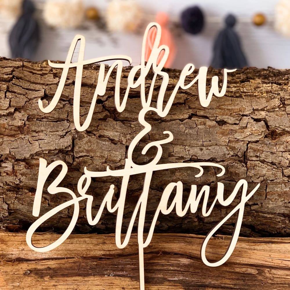 Names Cake Topper - Cake Topper