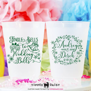 Jingle Bells To Wedding Bells - Foam Cups - Yippee Daisy
