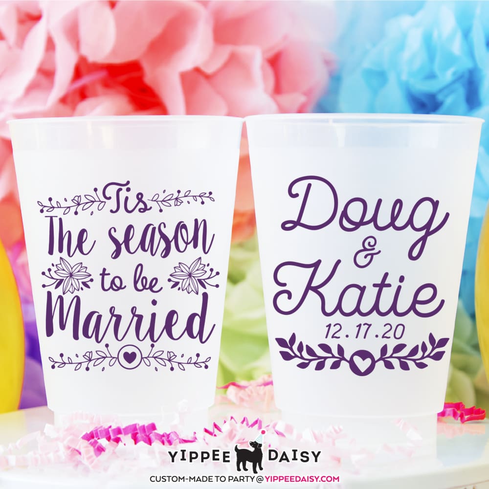 The Season To Be Married - Frosted Cups