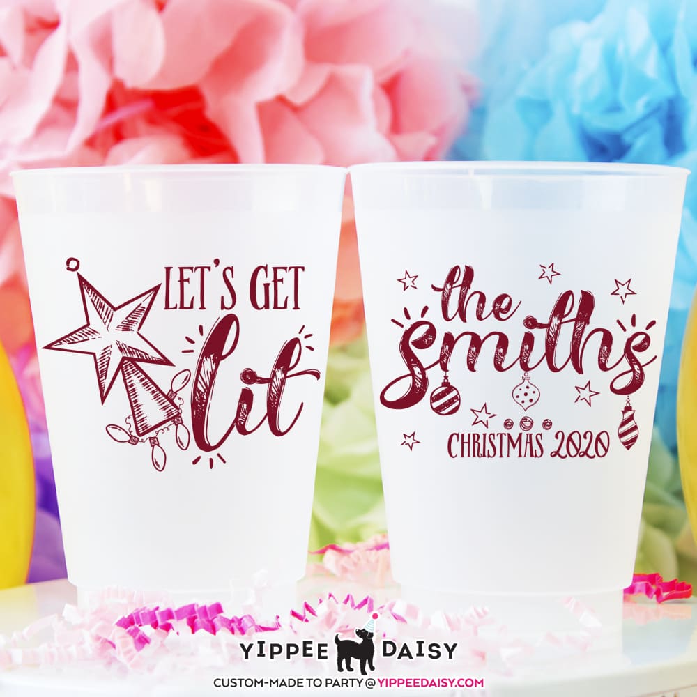 Let&#39;s Get Lit - Frosted Cups