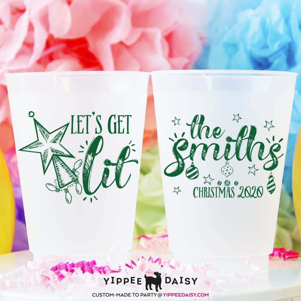 Let&#39;s Get Lit - Frosted Cups