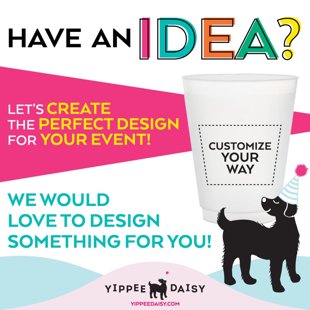 Customize Your Way For Any Event Personalized Frosted Cups - Frosted Cup