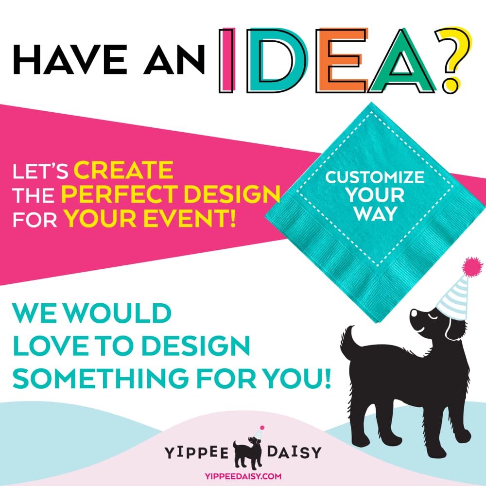 Customize Your Way For Any Event Personalized Napkins - Napkins