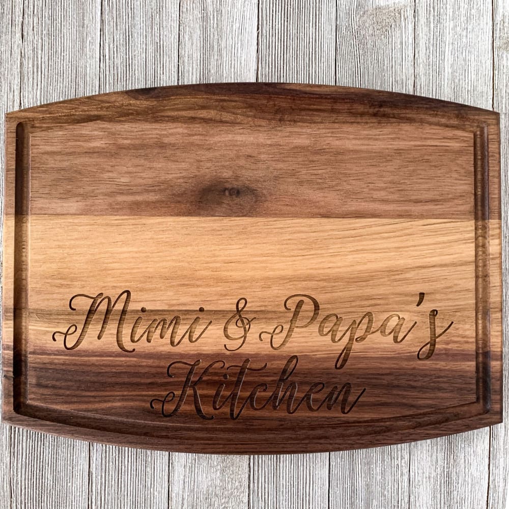 Kitchen Elegance Personalized Cutting Board