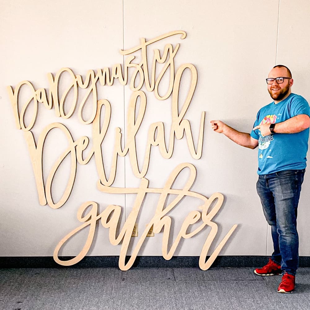 Custom Personalized Wood Name Sign