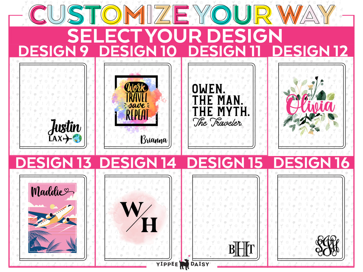 Personalized Passport Cover