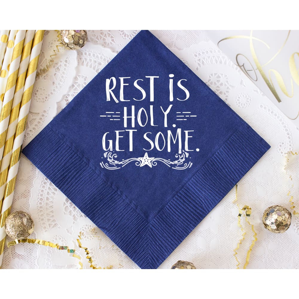 Rest Is Holy Get Some Napkin - Napkins