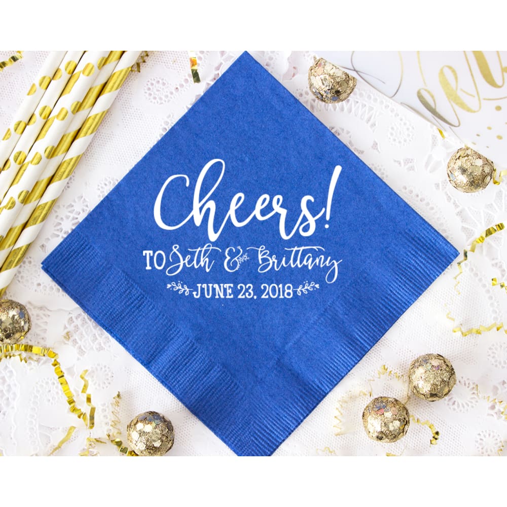 Cheers Wedding Napkin - Napkins