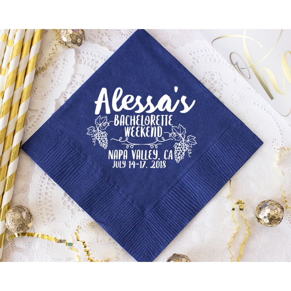 Bachelorette Weekend Napkin - Napkins