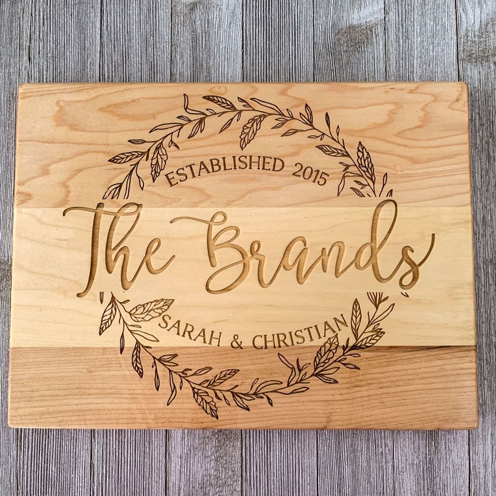 Classic Elegance Personalized Cutting Board