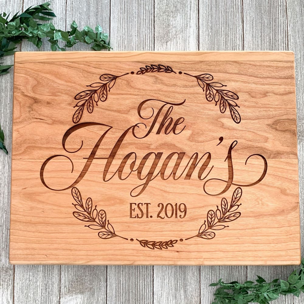  Stamped Elegance Personalized Cutting Board