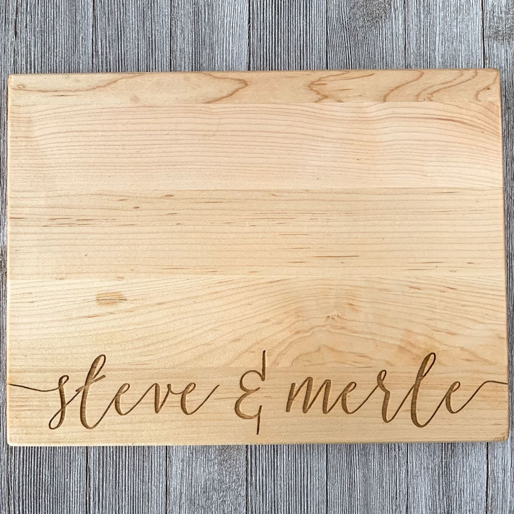  Classic Elegance Personalized Cutting Board