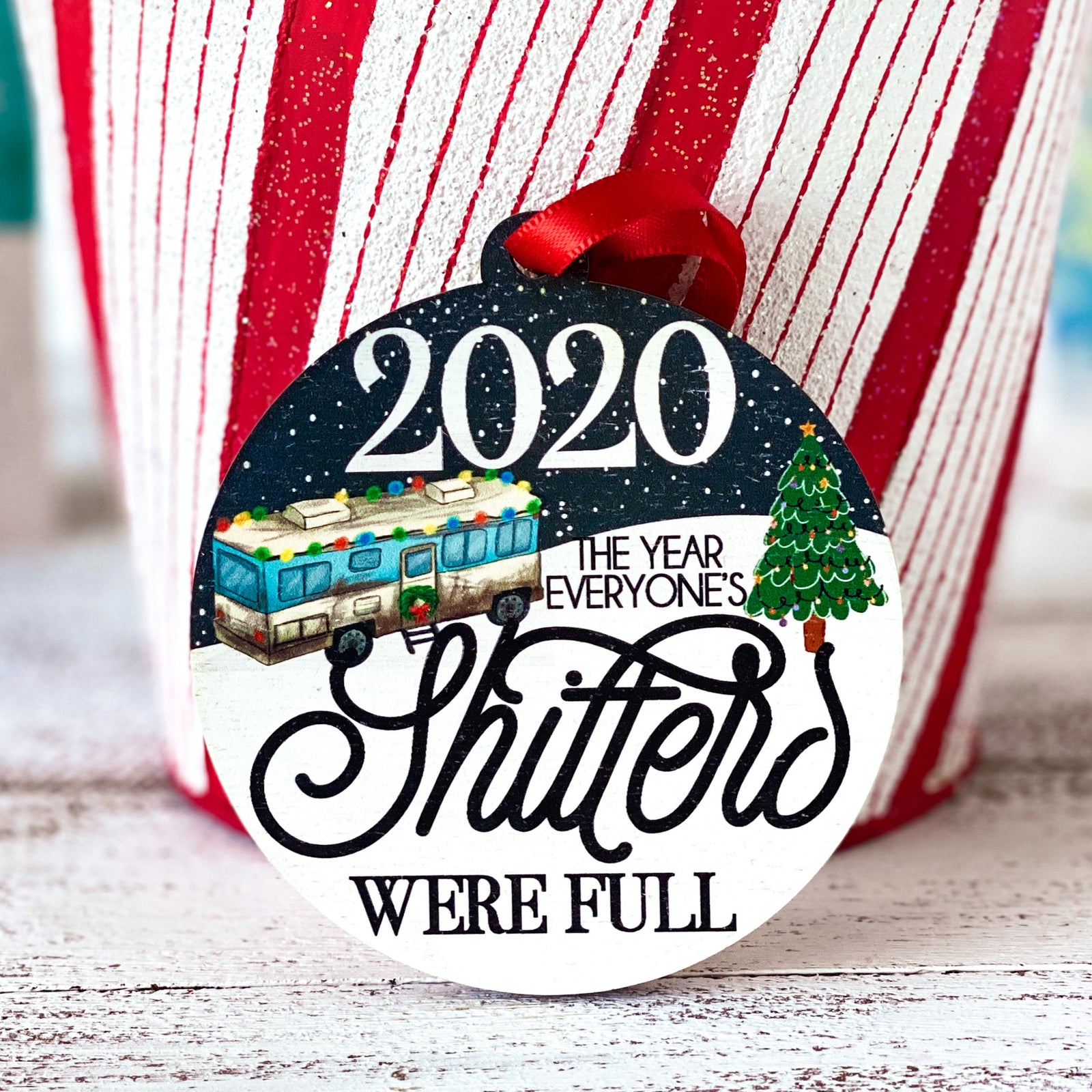 shitters full christmas ornament