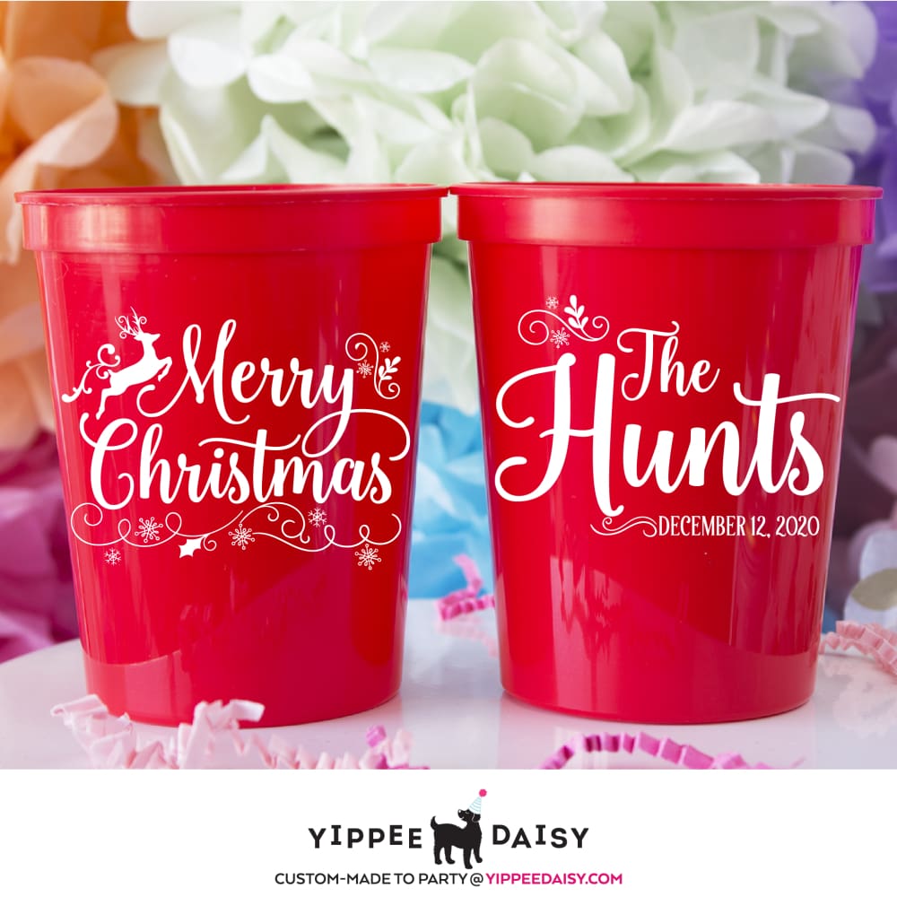 Merry Christmas - Stadium Cups