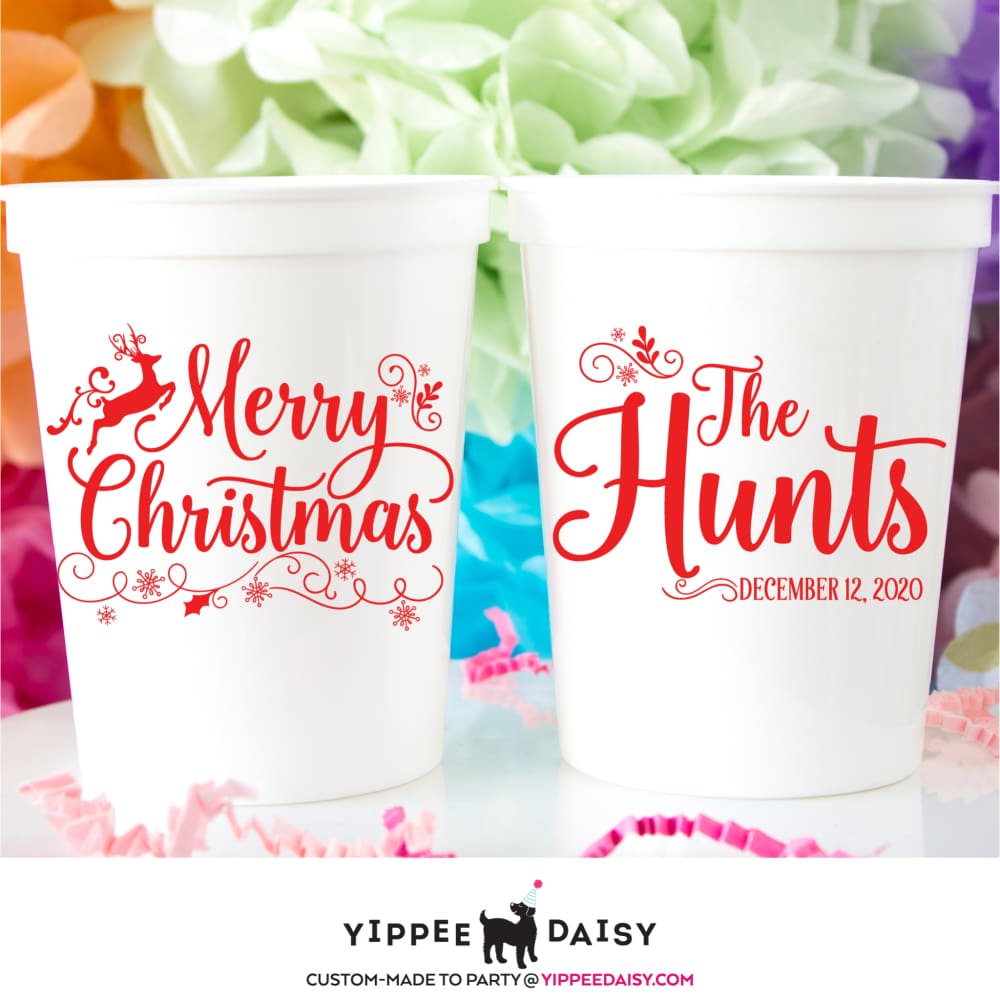 Merry Christmas - Stadium Cups