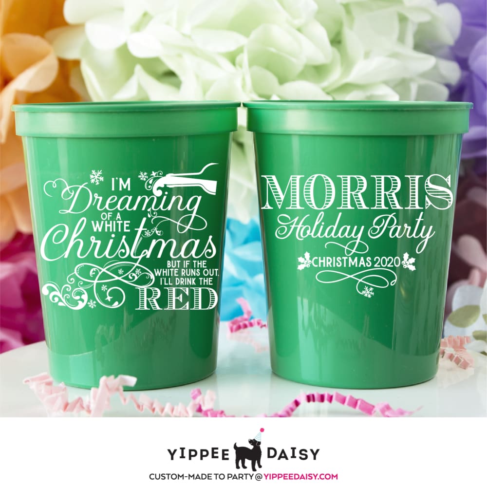 I&#39;m Dreaming Of A White Christmas - Stadium Cups