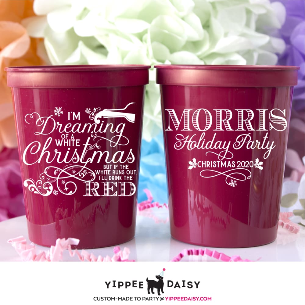 I&#39;m Dreaming Of A White Christmas - Stadium Cups