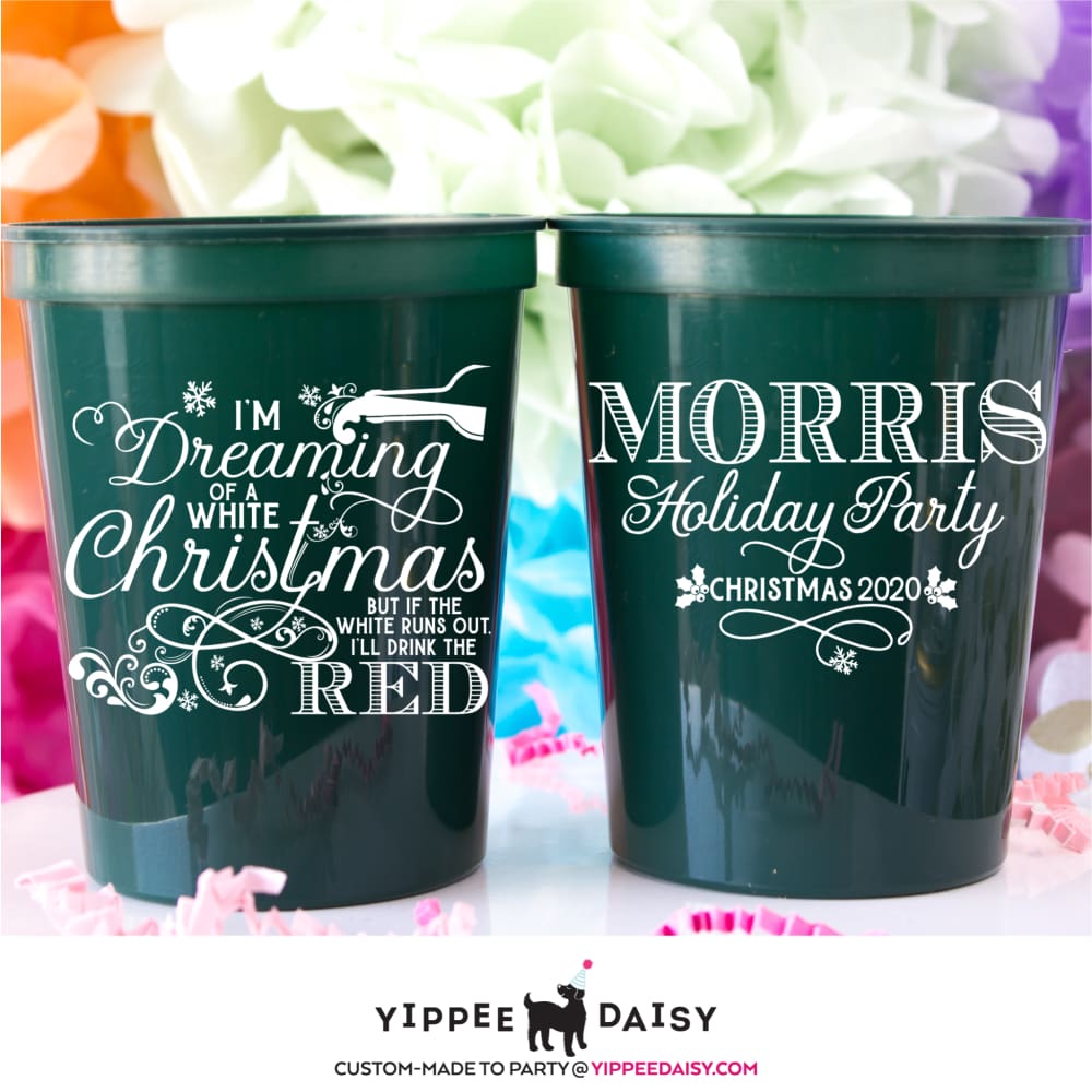 I&#39;m Dreaming Of A White Christmas - Stadium Cups