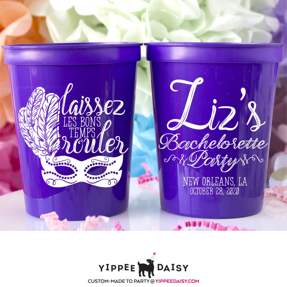 New Orleans Bachelorette Party Stadium Cups