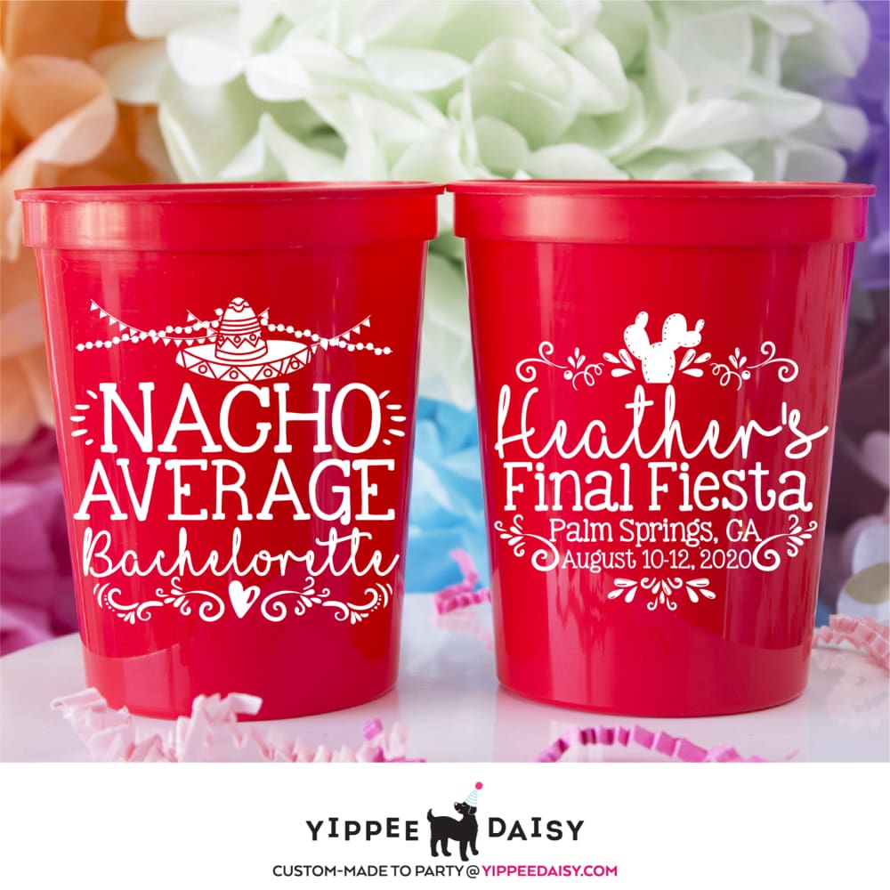 Nacho Average Stadium Cups