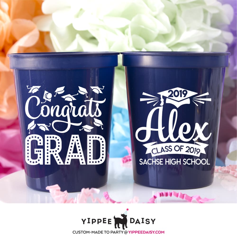 Congrats Grad Stadium Cups