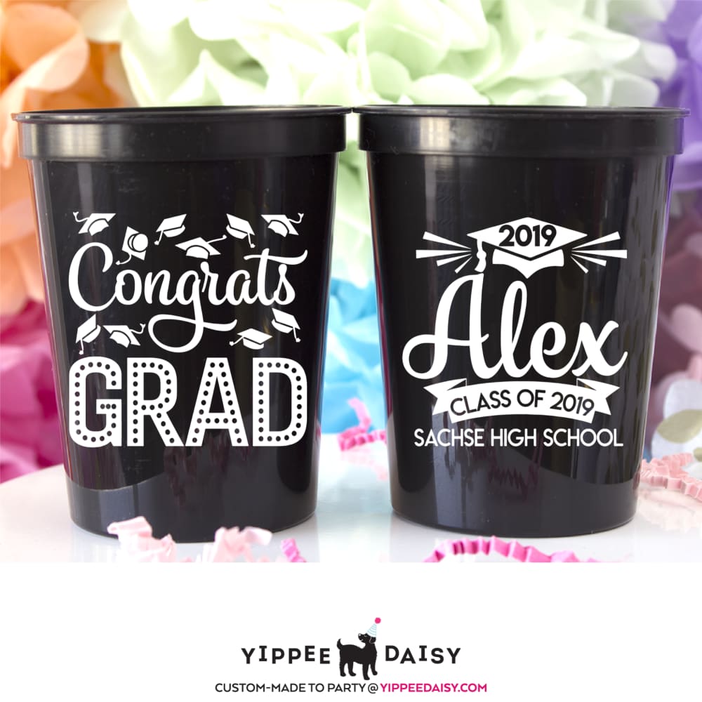 Congrats Grad Stadium Cups