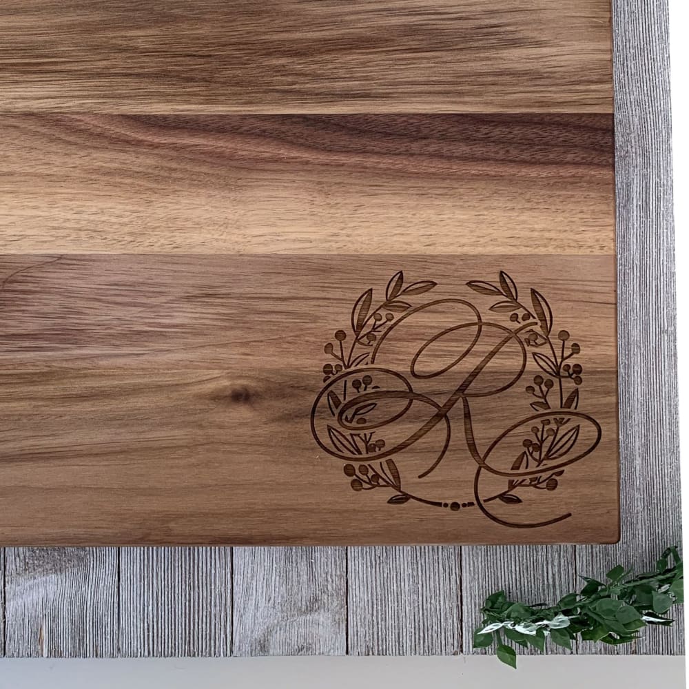 Custom Family Engraved Wooden Cutting Board