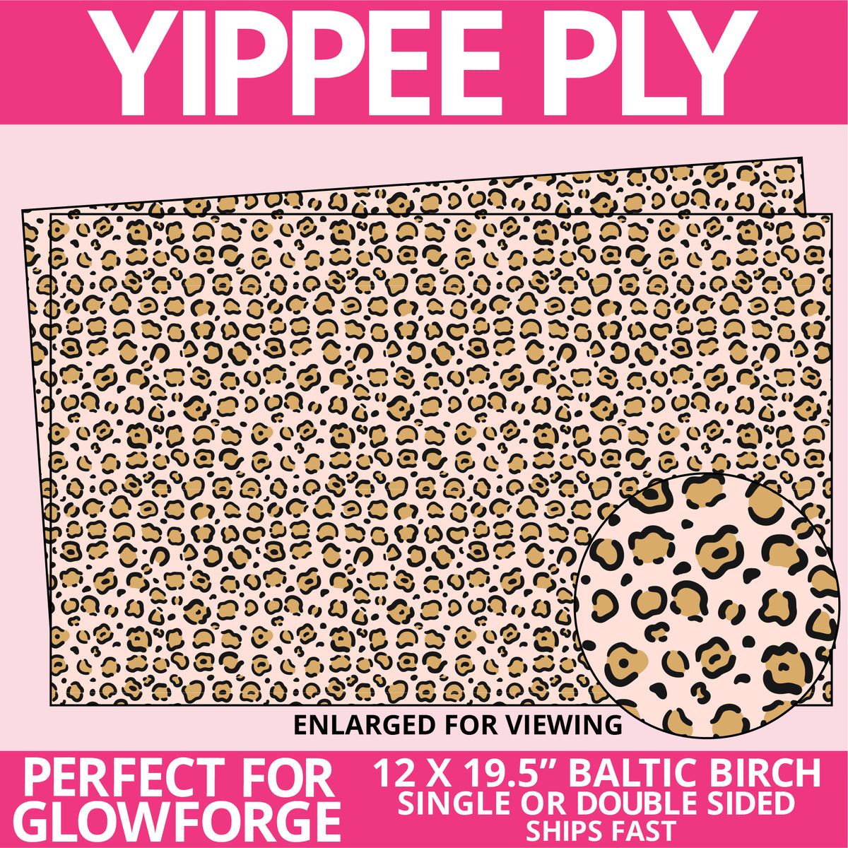 Yippee Ply Purrrrfect on Birch Plywood 1036-1