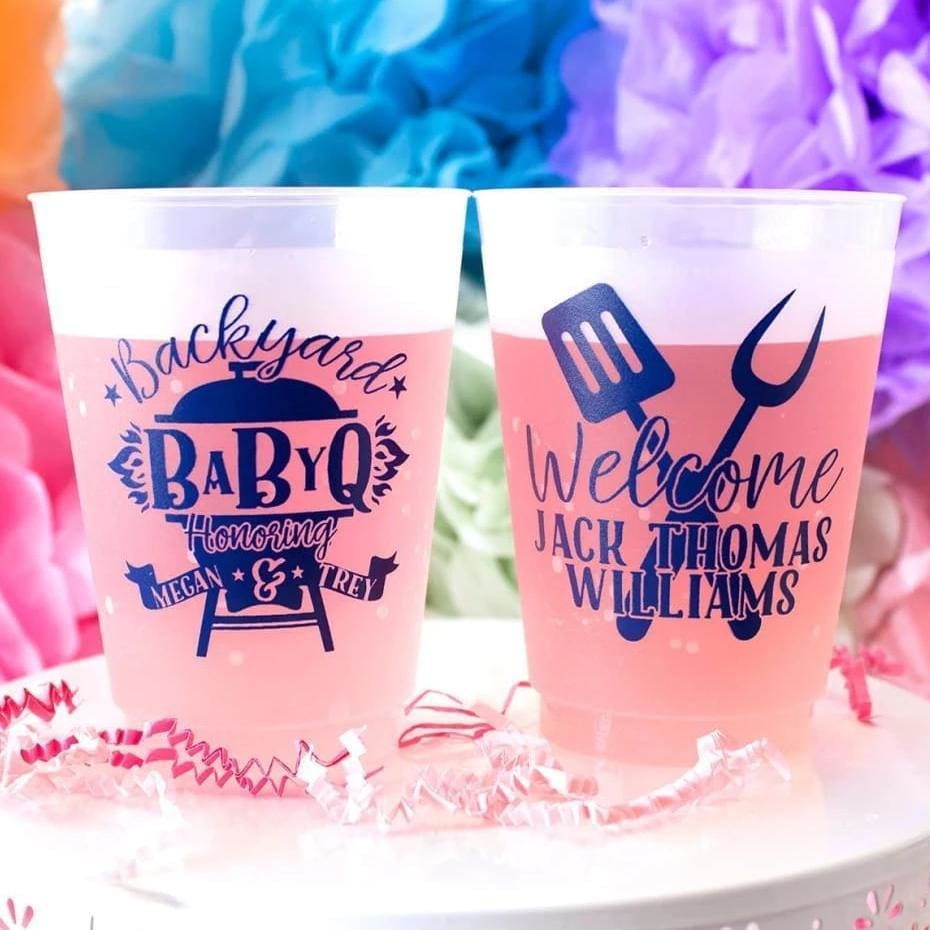 Baby Q Personalized Baby Shower Frosted Cups - Frosted Cup