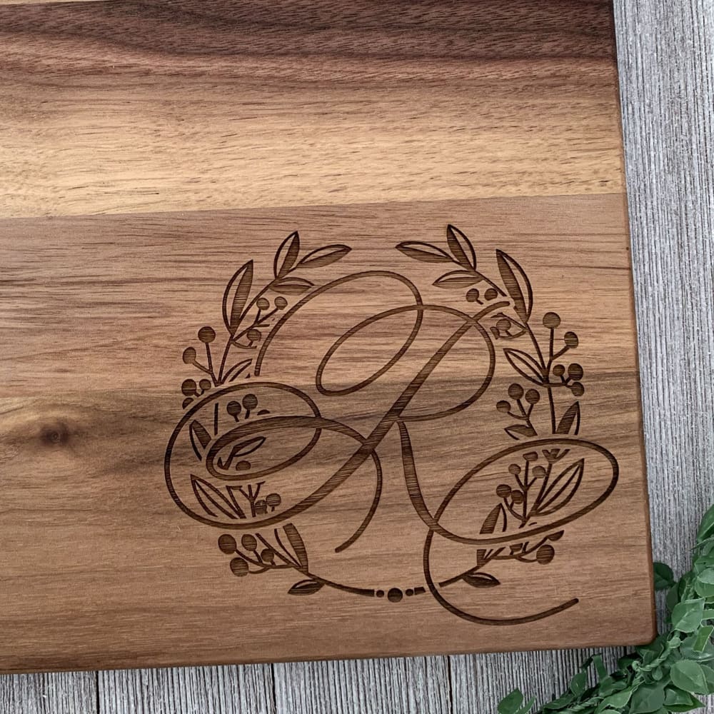 Custom Family Engraved Wooden Cutting Board