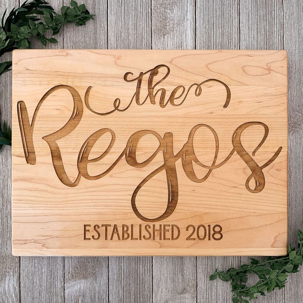 The Family Ingrained Personalized Cutting Board