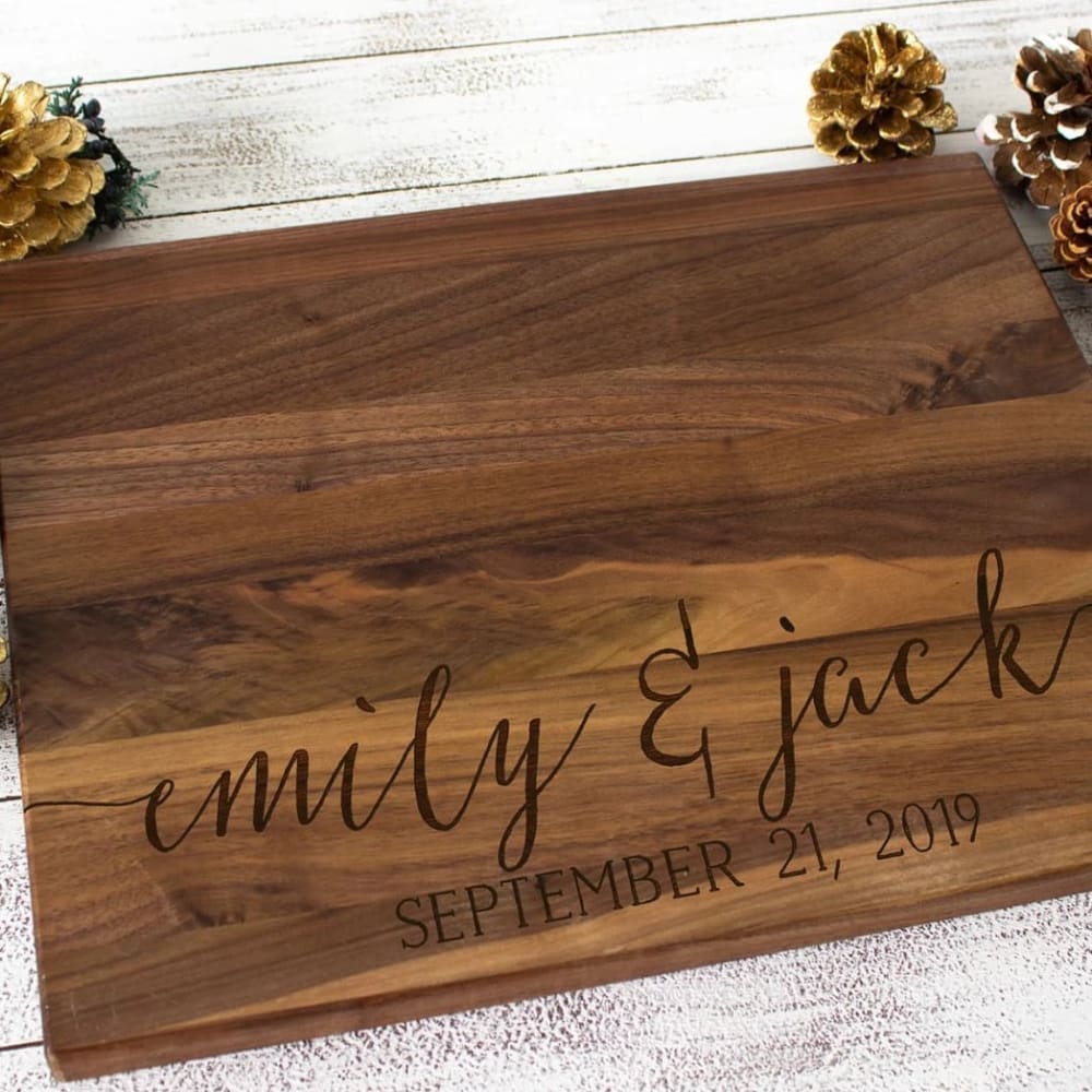 Names & Date Personalized Engraved Cutting Board - Cutting Boards