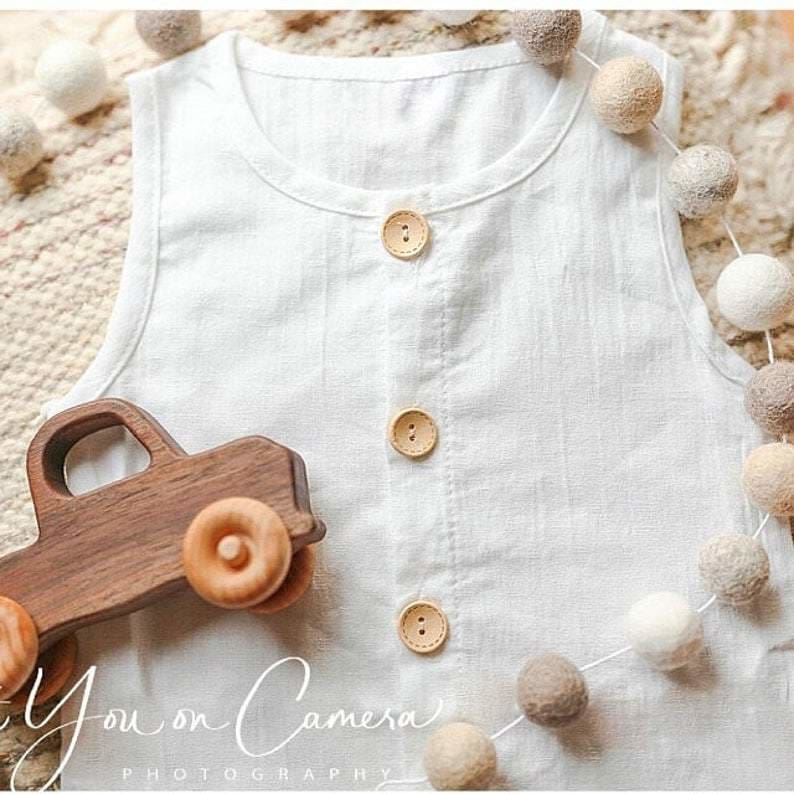 Neutral Felt Ball Garland