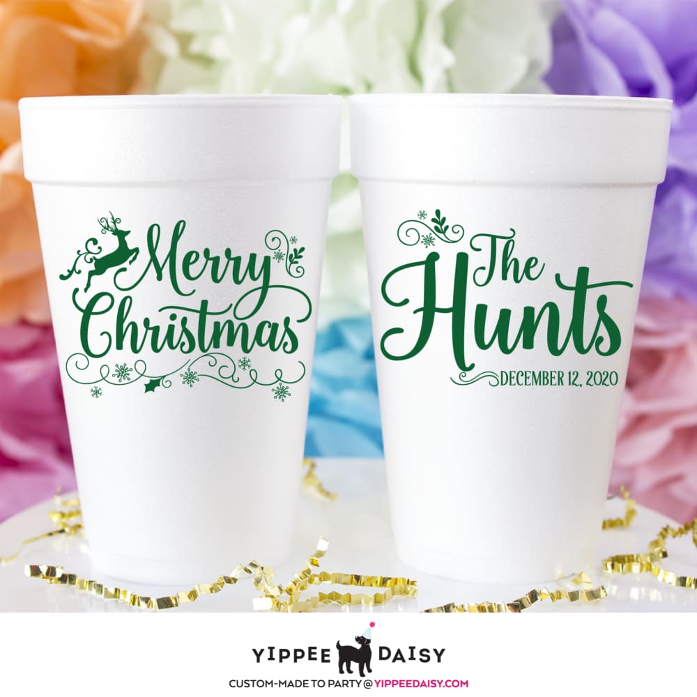 Jingle Bells To Wedding Bells - Frosted Cups - Yippee Daisy