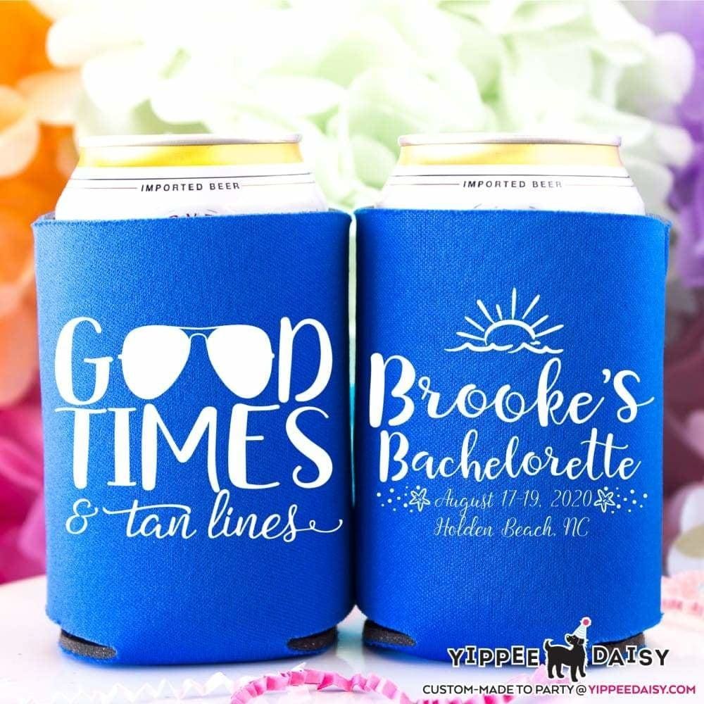 Good Times & Tan Lines Can Cooler - Yippee Daisy