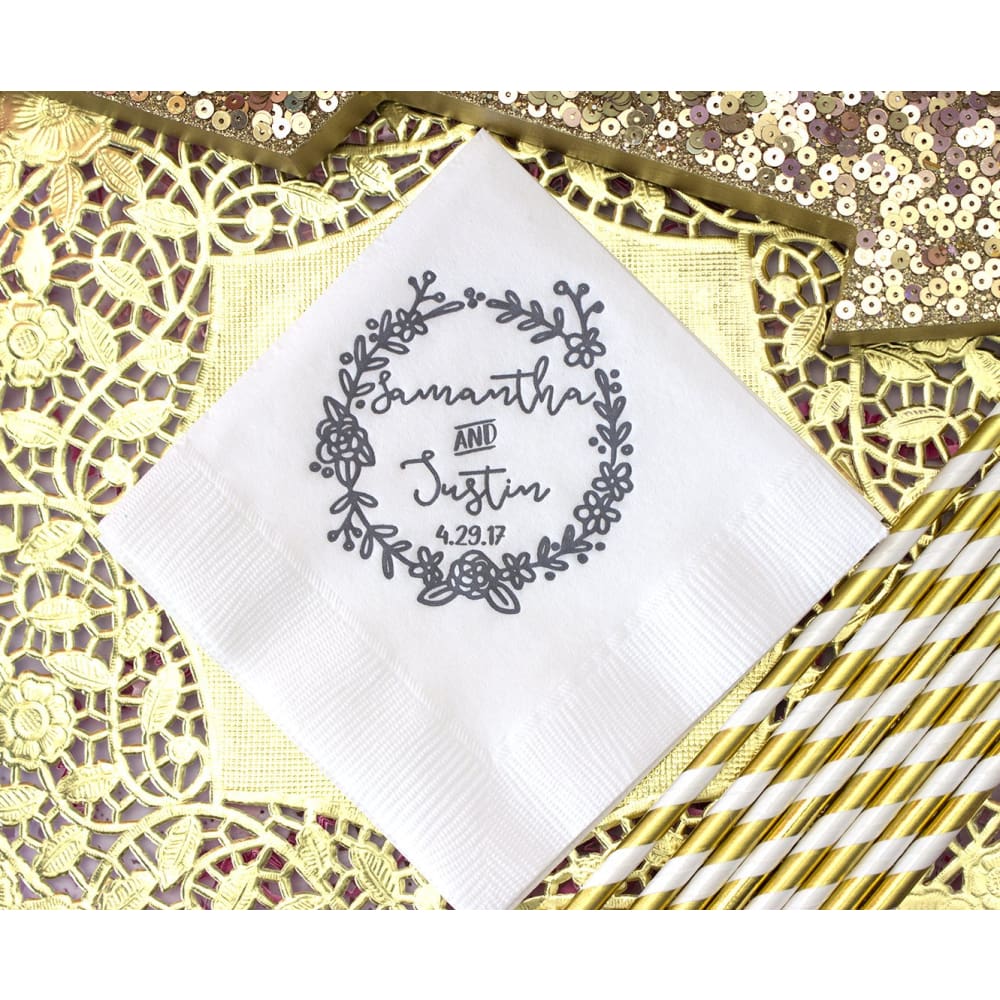 Rustic Wedding Napkins