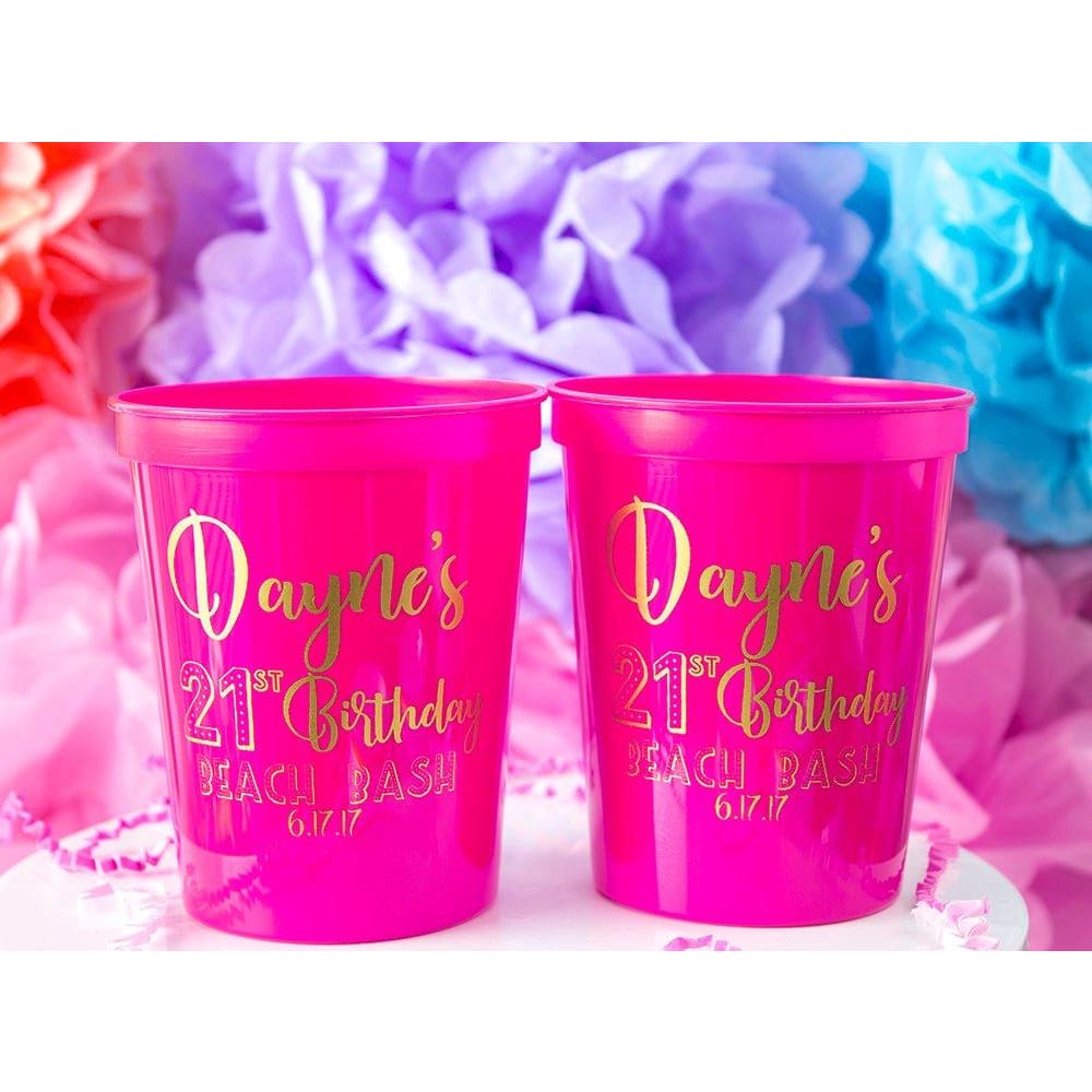 21st Birthday Beach Bash - Stadium Cup