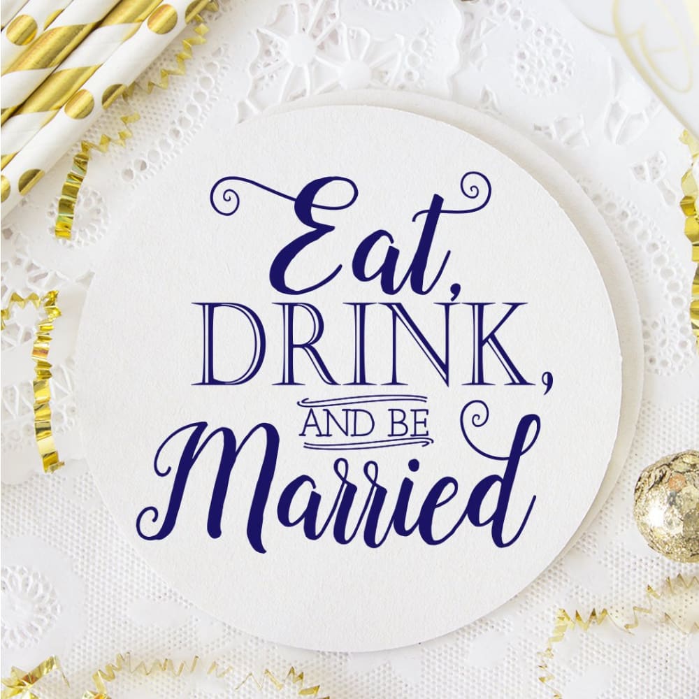 Eat Drink Be Married Wedding Favors