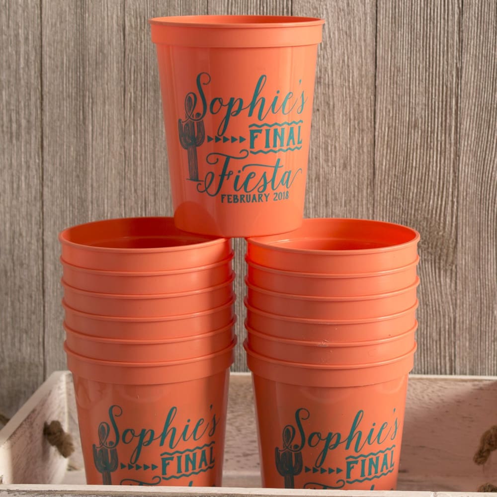 Final Fiesta Bachelorette Stadium Cups - Stadium Cup