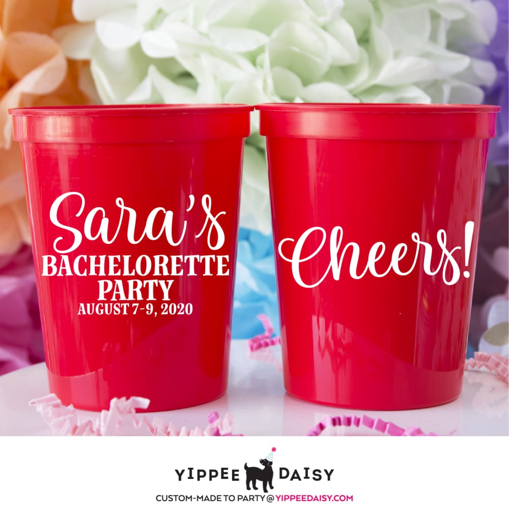 Bachelorette Party Stadium Cups