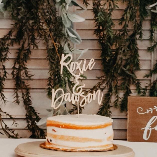 Names Cake Topper - Cake Topper
